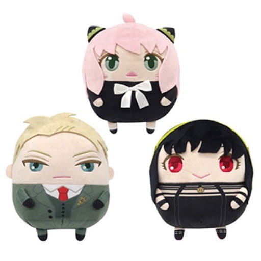 Anya Forger, etc. SPY x FAMILY Charakoro Mascot BC All 3 Types Set Key Chain [USED]