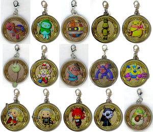 Anlucia, etc. Dragon Quest X Tsuitekun Metal Charm All 15 Types Set Charm [USED]