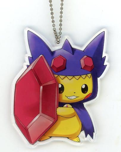 Pikachu Wearing Mega Sableye Poncho Pokemon Die Cut Acrylic Charms Charm [USED]
