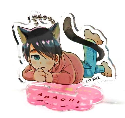Kiyoshi Adachi Plain Clothes Cherry Magic! Thirty Years of Virginity Can Make You a Wizard?! Pure Love Trading Acrylic Stand Key Chain Key Chain [USED]