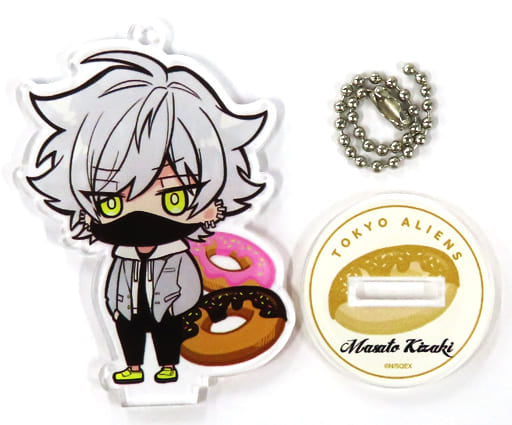 Masato Kizaki Tokyo Aliens Trading Acrylic Stand Key Chain Cafe Key Chain [USED]