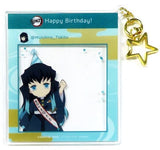 Muichirou Tokitou Demon Slayer: Kimetsu no Yaiba SNS Style Acrylic Key Chain ufotable Cafe x Machi Asobi Cafe Muichiro Tokito Birthday Festival 2022 Limited Key Ring [USED]