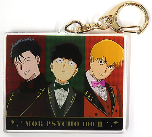 Shigeo Kageyama, etc. Mob Psycho 100 III Newly Drawn Illustration Trading Acrylic Key Chains Magician Ver. animate Limited Box Purchase Privilege Key Chain [USED]