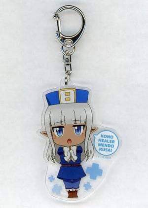 Carla Mini Character Prayer Ver. Don't Hurt Me, My Healer! Kujibikido Online Kiji Acrylic Key Chain Prize C-6 Key Ring [USED]