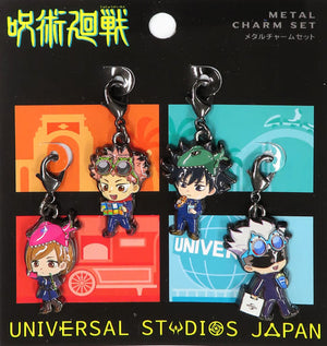 Yuji Itadori, etc. Jujutsu Kaisen Charm Set Universal Studios Japan Limited Set of 4 Charm [USED]