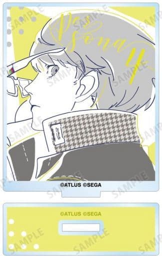 Persona Series Protagonist P4 Lette-Graph Trading Acrylic Keychain Acrylic Stands [USED]