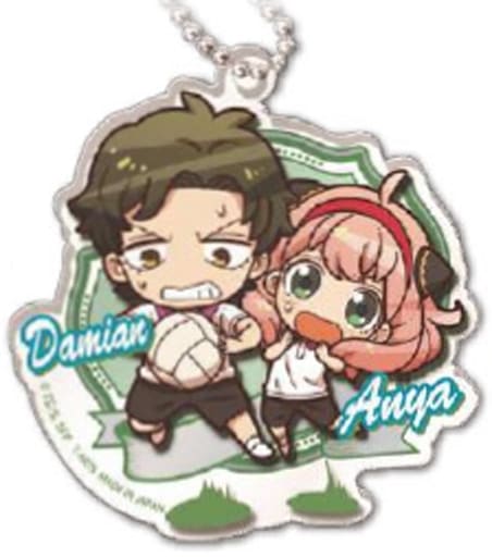Anya Forger Damian Desmond SPY x FAMILY Pyoncolle Acrylic Key Chain Vol.2 Key Chain [USED]