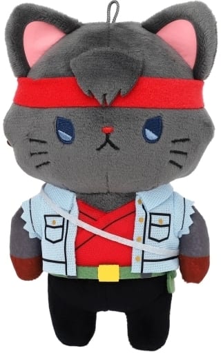 Tossy Gintama withCAT Plush Keychain with Eye Mask Key Chain [USED]