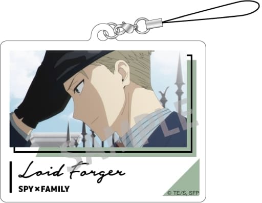 Loid Forger B SPY x FAMILY Trading Acrylic Straps Vol.1 Key Chain [USED]