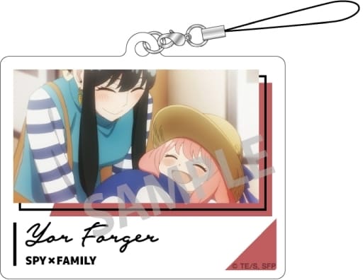 Yor Forger B SPY x FAMILY Trading Acrylic Straps Vol.1 Key Chain [USED]