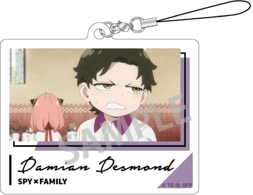 Damian Desmond SPY x FAMILY Trading Acrylic Straps Vol.1 Key Chain [USED]
