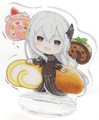 Echidna Re:ZERO -Starting Life in Another World- Ichiban Kuji Mildly Sweet Happy Life! Acrylic Stand Kyun Chara Illustrations Prize E Acrylic Stand [USED]