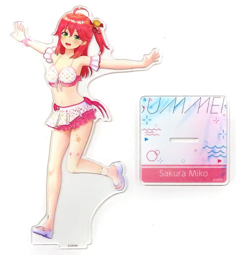 Sakura Miko VTuber Hololive 3D Acrylic Stand Shiny Wave Ver. Acrylic Stands [USED]