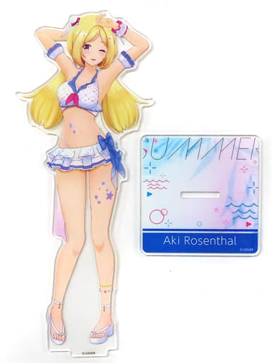 Aki Rosenthal VTuber Hololive 3D Acrylic Stand Shiny Wave Ver. Acrylic Stands [USED]