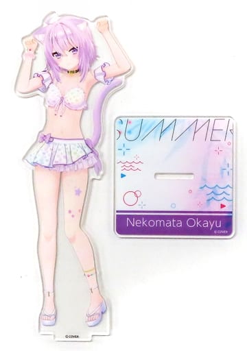 Nekomata Okayu VTuber Hololive 3D Acrylic Stand Shiny Wave Ver. Acrylic Stands [USED]