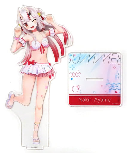 Nakiri Ayame VTuber Hololive 3D Acrylic Stand Shiny Wave Ver. Acrylic Stands [USED]