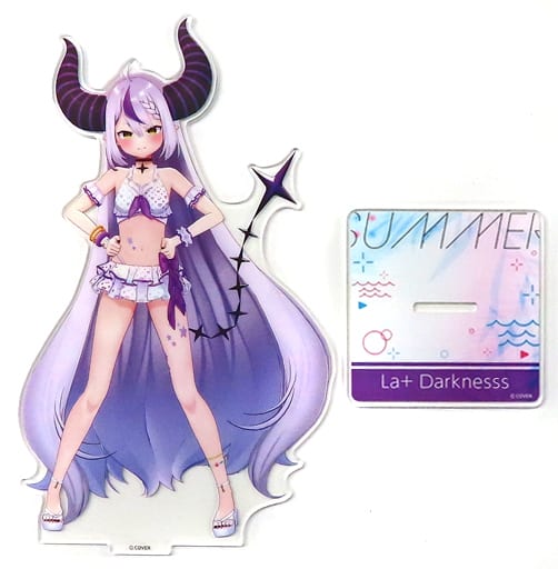 La+ Darknesss VTuber Hololive 3D Acrylic Stand Shiny Wave Ver. Acrylic Stands [USED]