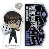 Lelouch Lamperouge Code Geass: Lelouch of the Rebellion Webkuji Dice of Disc Jockey Acrylic Key Chain Prize D Key Chain [USED]