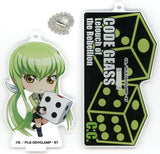 C.C. Code Geass: Lelouch of the Rebellion Webkuji Dice of Disc Jockey Acrylic Key Chain Prize D Key Chain [USED]