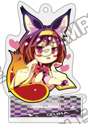 Izuna Hatsuse No Game No Life 10th Anniversary Trading Acrylic Stand Key Chain Key Chain [USED]