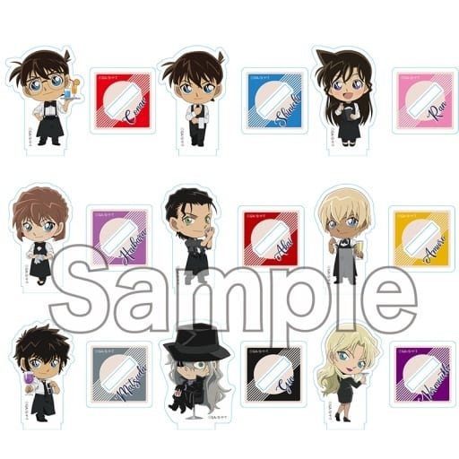 Conan Edogawa, etc. Detective Conan Trading Mini Acrylic Stand Bartender Deformation All 9 Types Set Acrylic Stand [USED]