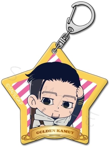 Hyakunosuke Ogata Mini Character F Golden Kamuy Acrylic Key Chain Key Chain [USED]