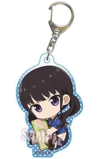 Takina Inoue Cafe Lyco Reco Lycoris Recoil Gyugyutto Acrylic Key Chain Key Ring [USED]