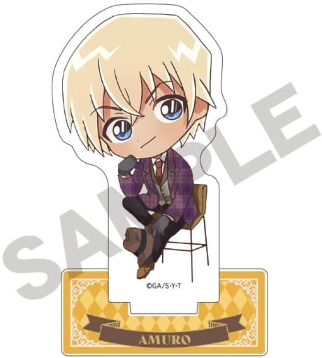 Toru Amuro Mini Character British Style Detective Conan Acrylic Stand Acrylic Stand [USED]