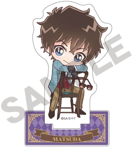 Jinpei Matsuda Mini Character British Style Detective Conan Acrylic Stand Acrylic Stand [USED]