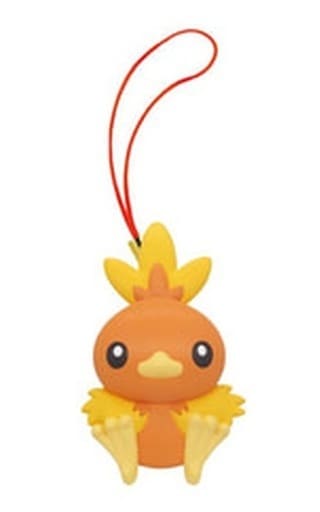 Torchic Pokemon Petanko Mascot Type: Fire Key Chain [USED]