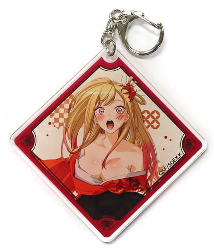 Marin Kitagawa Kimono My Dress-Up Darling Online Kiji Acrylic Key Chain Kujibikido Limited 10ren Set Purchase Bonus Key Chain [USED]