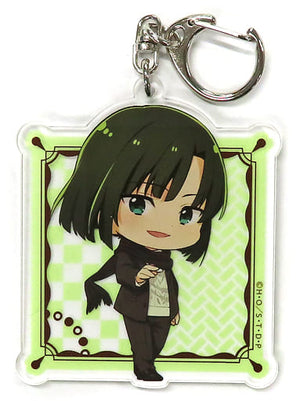 Akira Toya Chibi Chara Hikaru no Go Kujibikido Online Kiji Hokuto Cup Ver. Acrylic Key Chain Prize C-6 Key Ring [USED]