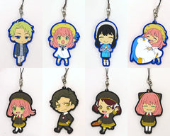 Anya Forger, etc. SPY x FAMILY Deformed Rubber Strap All 8 Types Set Key Chain [USED]