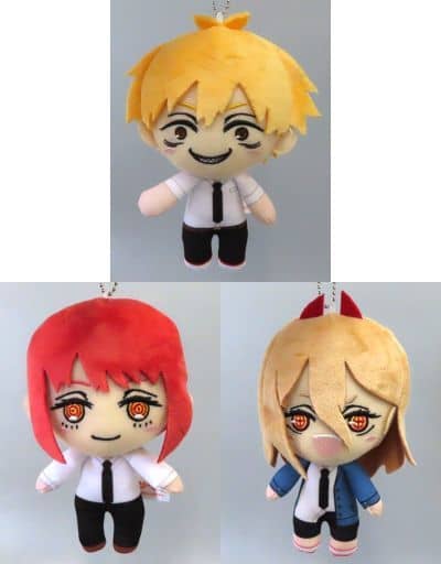 Chainsaw Man Denji & Others Plush Mascot Vol.1 All 3 Types Set Plush [USED]