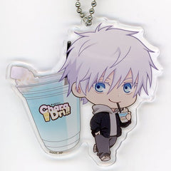 Satoru Gojo Jujutsu Kaisen Charadori!! Acrylic Key Chain A Chara Dori!! Limited Key Chain [USED]