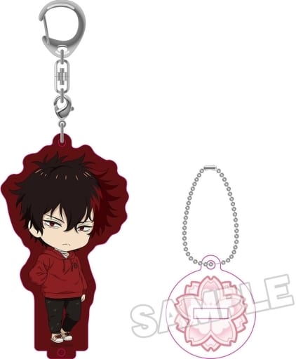 Hizen Tadahiro Toku: Touken Ranbu Hanamaru Setsugetsuka Nendoroid Plus Acrylic Keychain with Stand Key Chain [USED]
