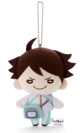 Toru Oikawa Haikyu!! Nitotan Plush Toy with School Bag Ball Chain Key Chain [USED]