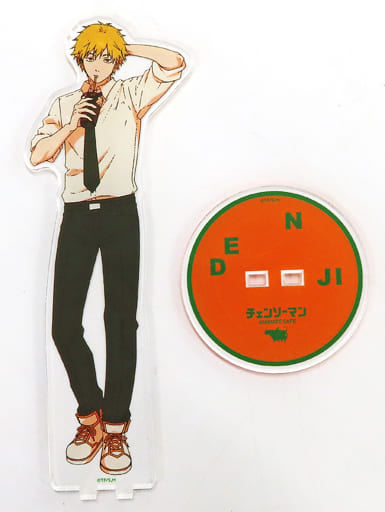 Chainsaw Man Denji Big Acrylic Stand animate cafe Limited Acrylic Stands [USED]