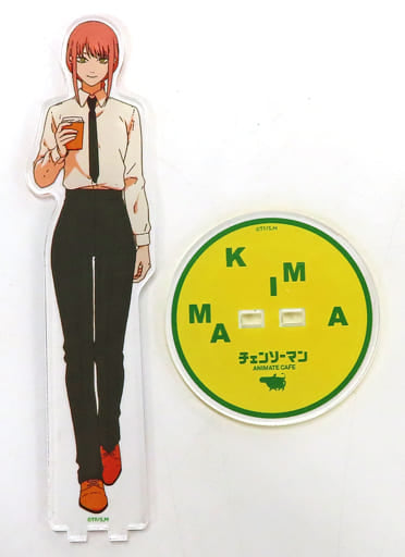 Chainsaw Man Makima Big Acrylic Stand animate cafe Limited Acrylic Stands [USED]