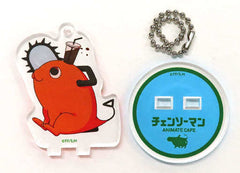 Chainsaw Man Pochita Trading Acrylic Stand Keychain animate cafe Limited Keychains [USED]