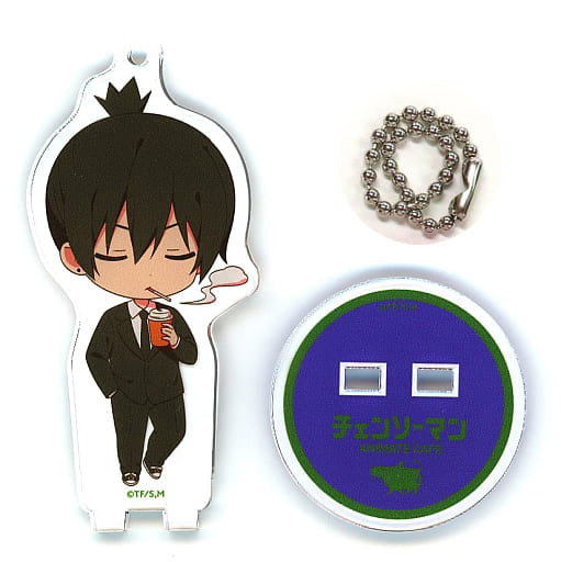 Aki Hayakawa Chainsaw Man Trading Acrylic Stand Key Chain animate cafe Limited Key Chain [USED]