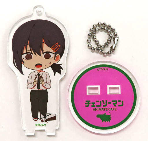 Chainsaw Man Kobeni Higashiyama Trading Acrylic Stand Keychain animate cafe Limited Keychains [USED]