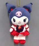 Kuromi Sailor Mars Sailor Moon Eternal X Sanrio Characters Mascot Holder Key Chain [USED]