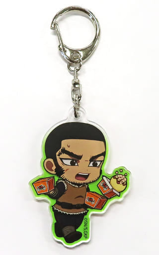 Genjiro Tanigaki Golden Kamuy Trading Acrylic Key Chains Bakudan-Yaki Honpo Limited Key Chain [USED]