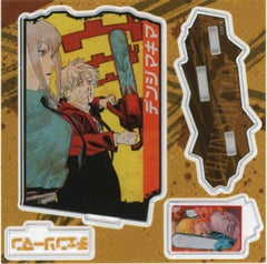 Chainsaw Man Denji Makima Emotional Acrylic Diorama Jump Shop Limited Acrylic Stands [USED]