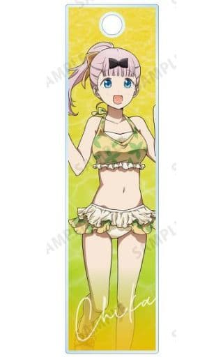 Chika Fujiwara A Kaguya-sama: Love is War Ultra Romantic Newly Drawn Swimsuit Ver. Trading Stick Acrylic Key Chain Key Chain [USED]