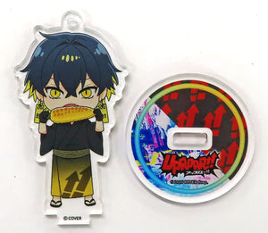 Fuma Yatogami Vtuber Holo Stars Uproar!! Trading Acrylic Stand Key Chain Akibayabai 2022 Limited Key Chain [USED]