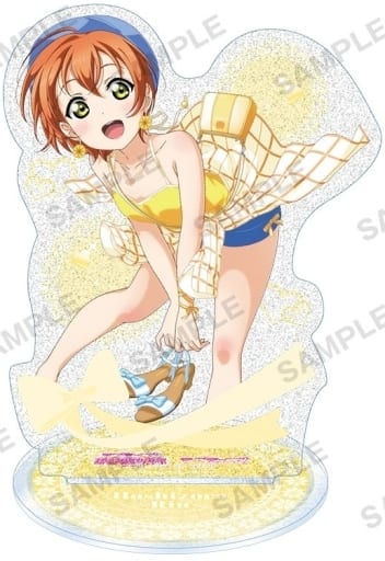 Rin Hoshizora Love Live! School Idol Festival Kirarin Acrylic Stand M's World Travel Acrylic Stands [USED]