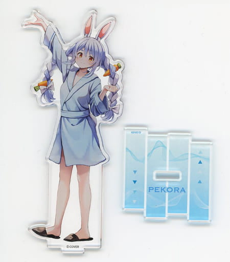 Usada Pekora VTuber Hololive Life-Scale Acrylic Stand Bathrobe Ver. Red Tokyo Tower Limited Acrylic Stands [USED]