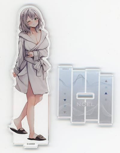Shirogane Noel VTuber Hololive Life-Scale Acrylic Stand Bathrobe Ver. Red Tokyo Tower Limited Acrylic Stands [USED]